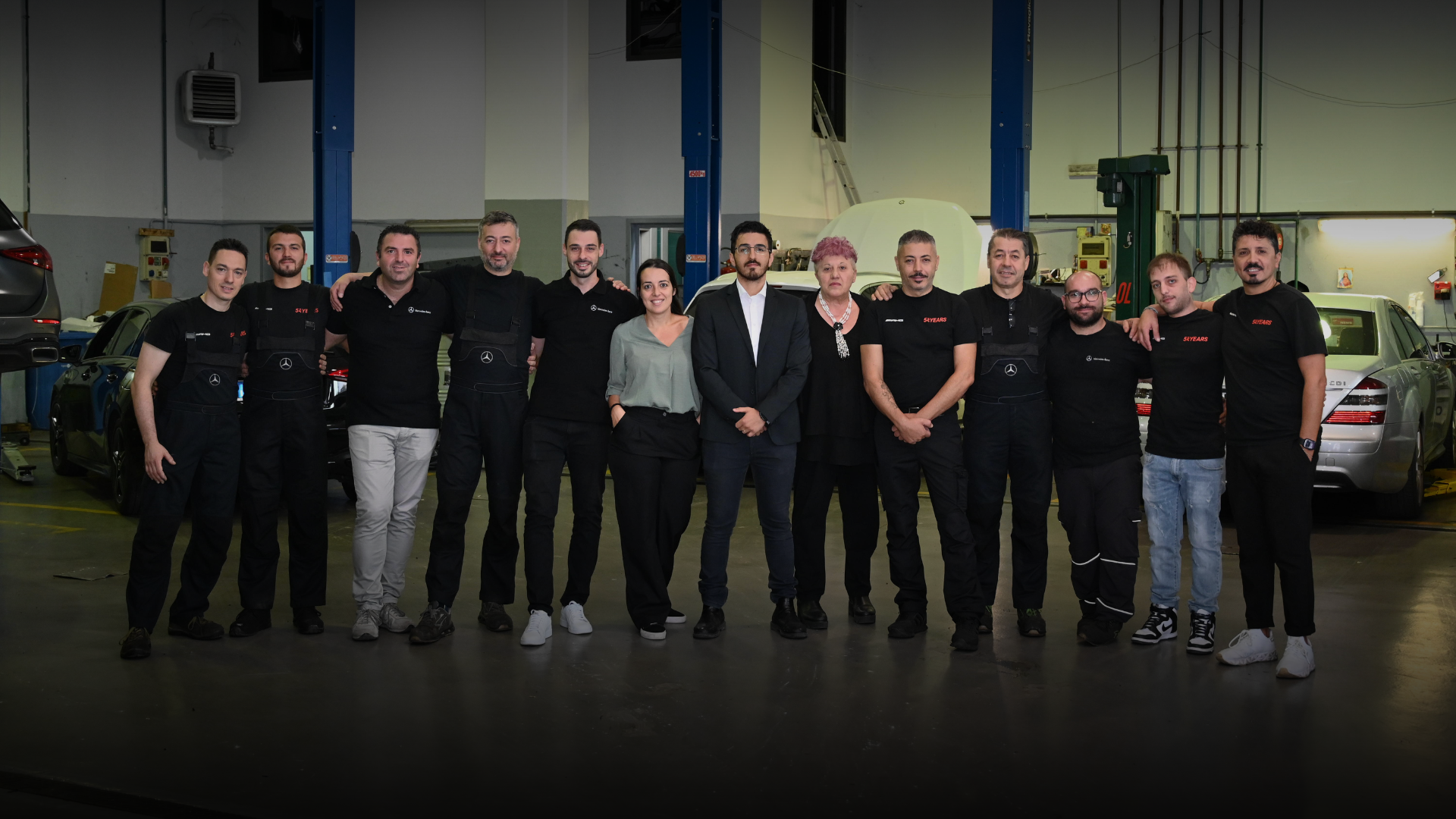 Il team officina DAG Auto